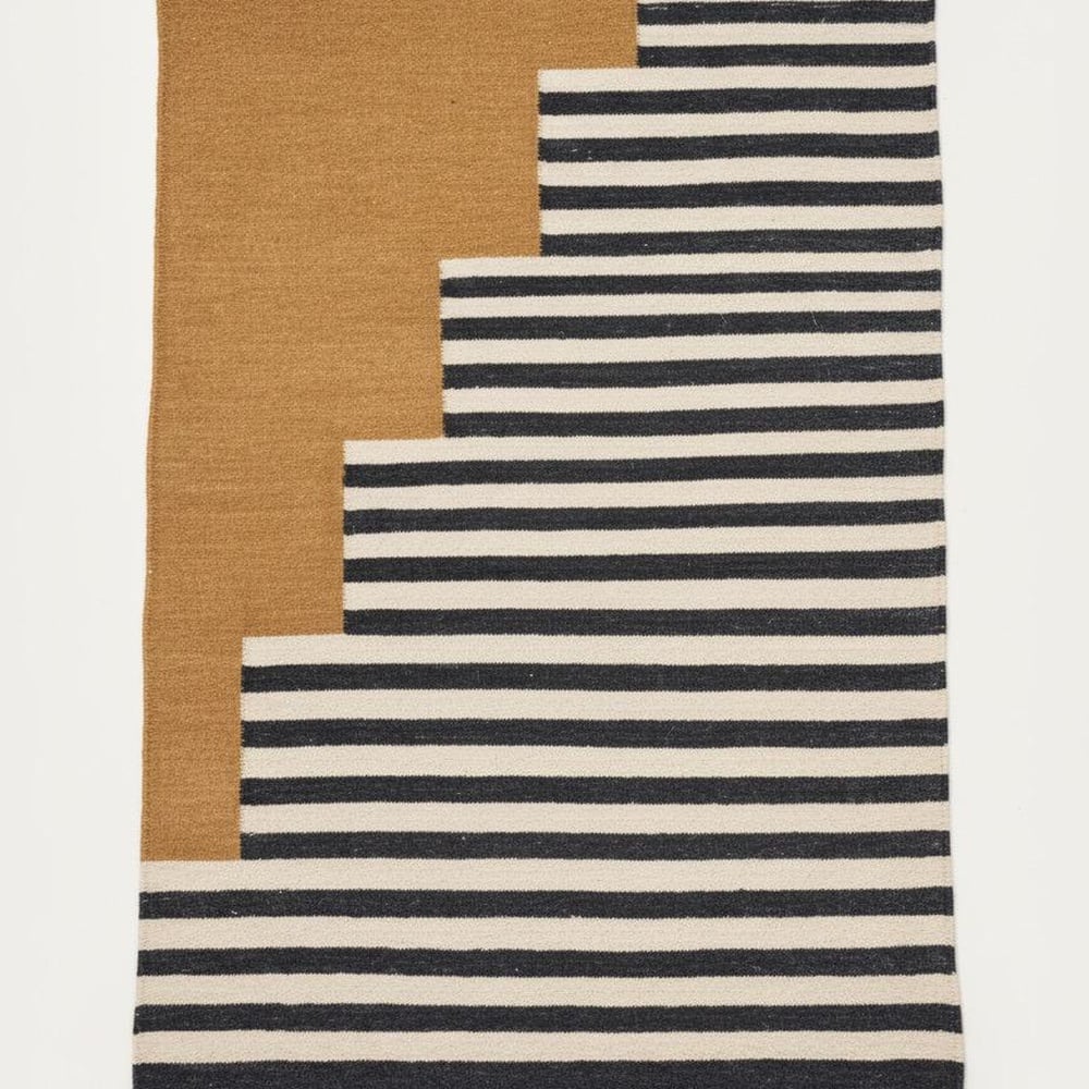 Multicolor Handmade Wool Vintage Dhurrie For Home